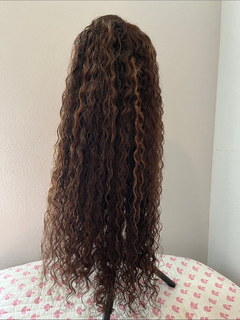 LUVME 24” Funmi Curly Human Hair Glueless Wig 7x6 HD Lace